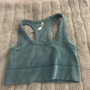Free People Blue Crop Top